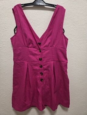 Pink Romper By Shein